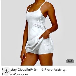 HALARA dress white, tags on, never worn